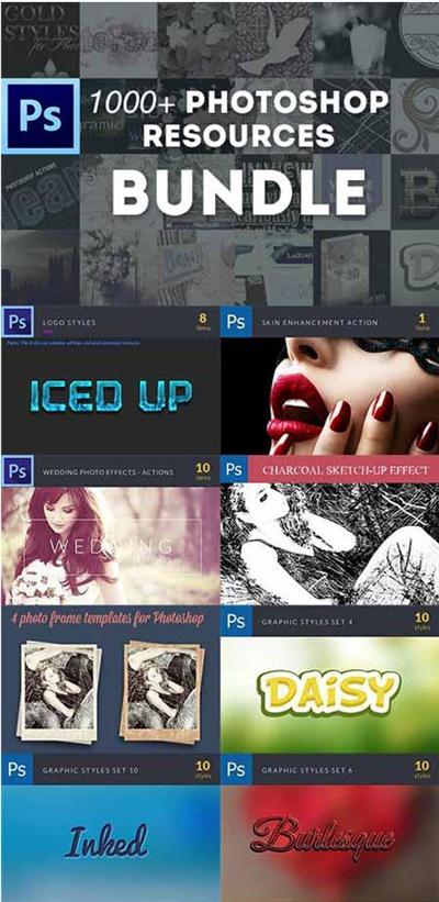 1000-Photoshop-Resources-Bundle