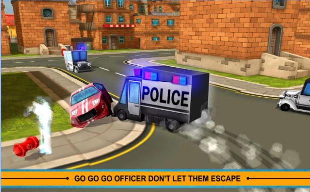 Blocky Cop Pursuit Terrorist