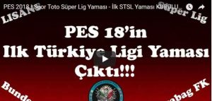 PES 2018 Spor Toto Süper Lig