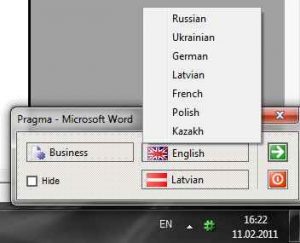 Pragma Business + Dictionaries