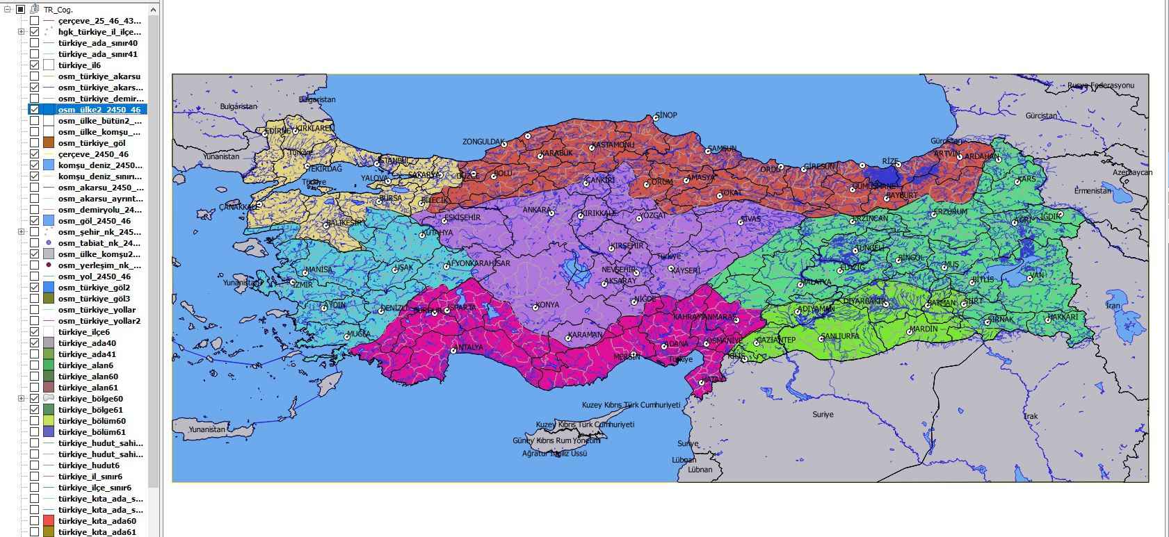 Türkiye Coğrafi Haritası | Full Program İndir Full Programlar İndir