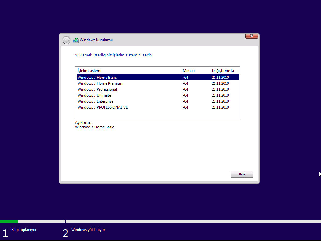 Windows 7 Sp1 x64 bit Tüm Sürümler UEFİ İndir – 2021 Güncell Windows-7-T%C3%BCrk%C3%A7e-3