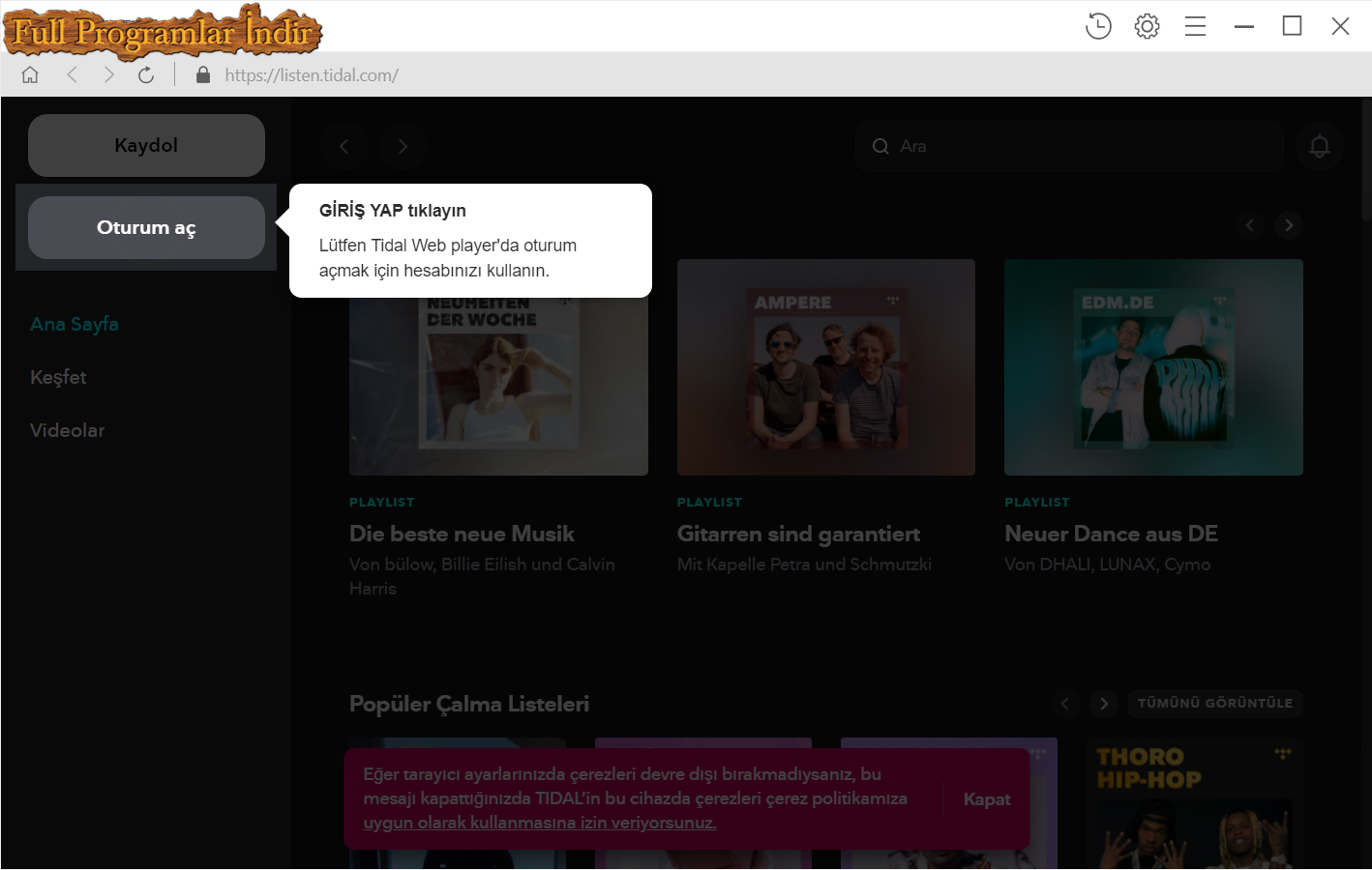 Tidabie Tidal Music Converter Full İndir
