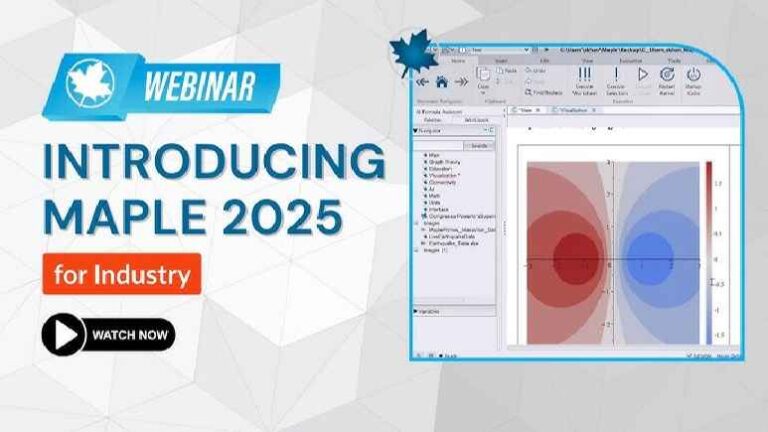 Maplesoft Maple 2026 İndir - Full v2026.1.1 (x64)